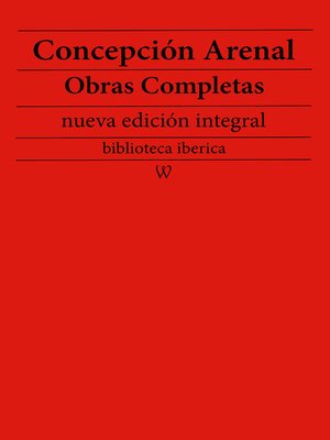 cover image of Concepción Arenal Obras completas
